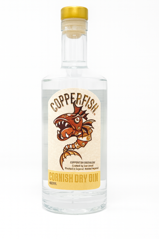 Copperfish Cornish Dry Gin | 40% ABV | 70cl