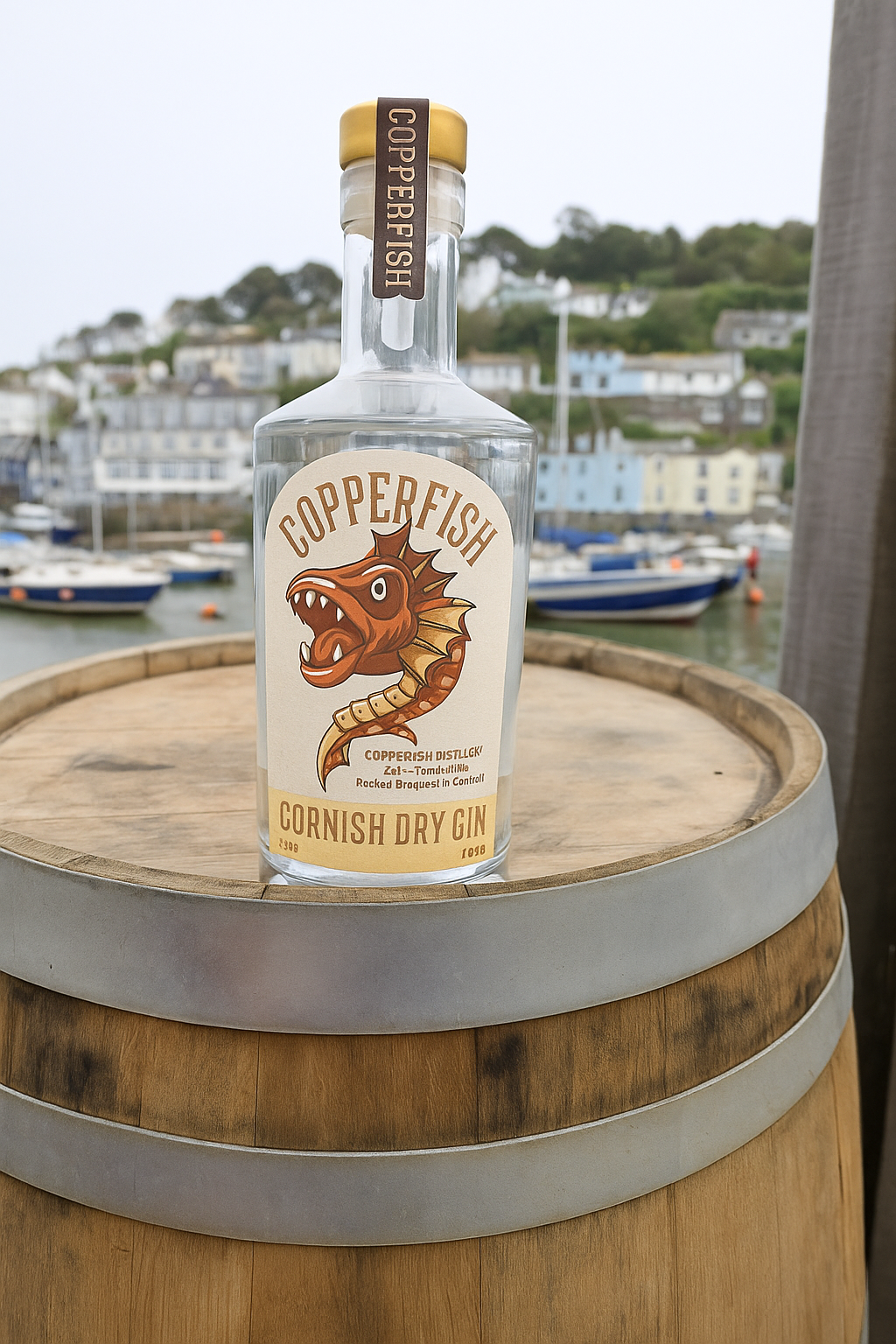 Copperfish Cornish Dry Gin | 40% ABV | 70cl