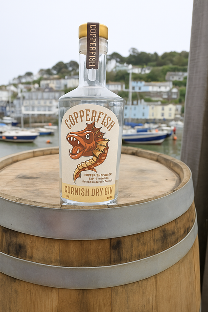 Copperfish Cornish Dry Gin | 40% ABV | 70cl