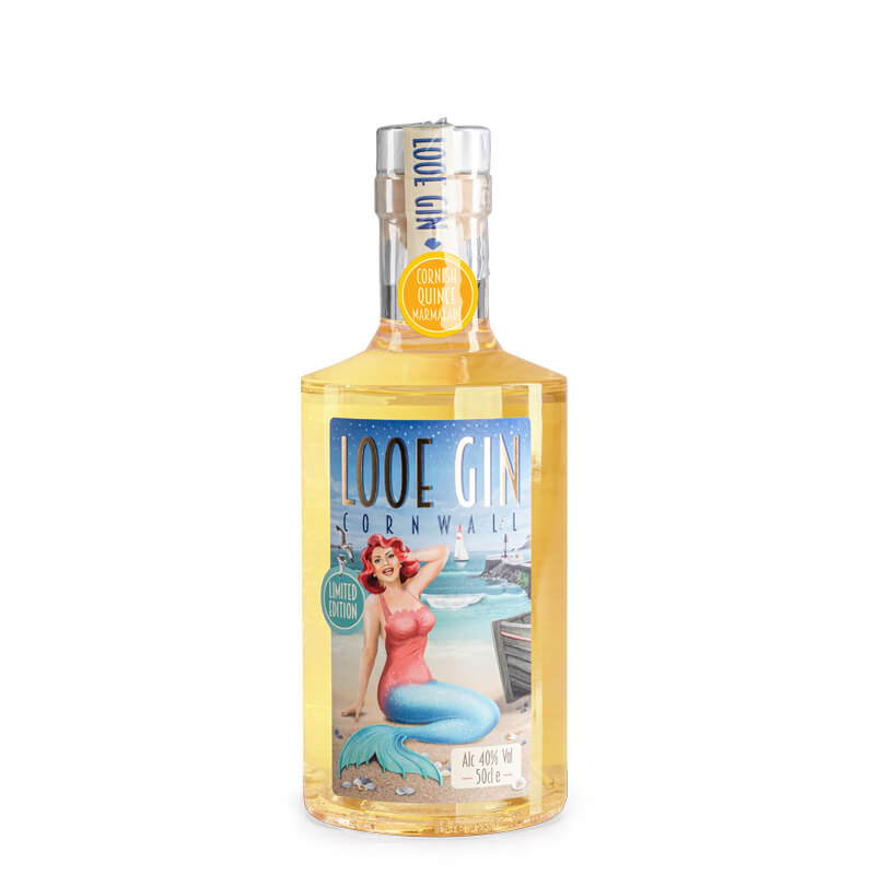 Looe Gin – Cornish Quince Marmalade (Limited Edition)  50cl Dry Gin